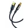 USB Type-C datu kabelis Tellur TLL155711, 3A strāva, 100 cm, melns