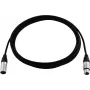 PSSO XLR 5-pin DMX kabelis, Neutrik savienotāji, 3 m garums