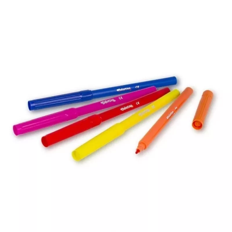 Colorino Kids šķiedru pildspalvas 24 krāsas
