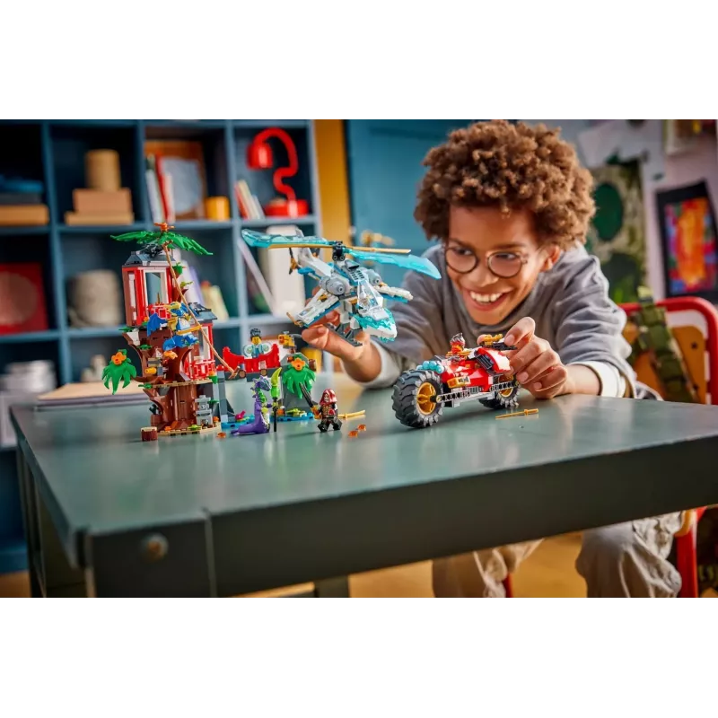 LEGO NINJAGO 71857 Ninja transportlīdzeklis koku mājas kauja