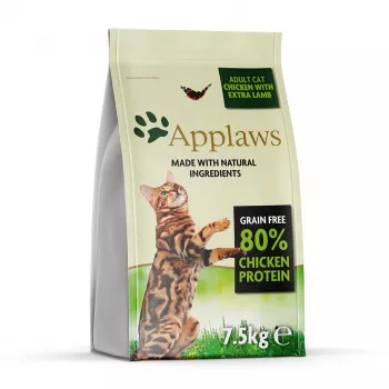 APPLAWS vistas un jēra gaļas sausā kaķu barība - 7,5kg