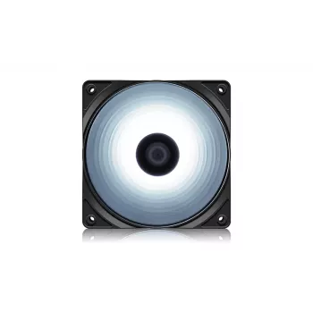 120 mm ventilators DeepCool RF120W — 1300 RPM, 1,32 mmH2O, caurspīdīgi melns