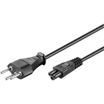 Wentronic Goobay strāvas kabelis Swiss, 1,8 m, melns - Swiss spraudnis (J tips, SEV 1011) > ierīces kontaktligzda C5 (93960)