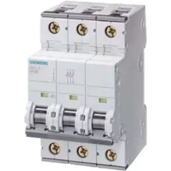 Siemens miniatūrais automātiskais slēdzis 10 A 3-pol. C (5SY4310-7)