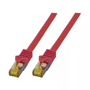 EFB-Elektronik RJ45 komutācijas kabelis Cat.6A S/FTP LSZHCat.7 neapstrādāts kabelis sarkans 5 m Ražotājs: EFB Elektronik (MK7001.5R)