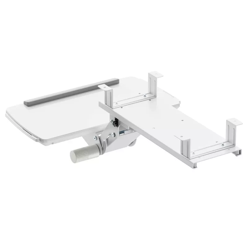 Tastatūras turētājs MACLEAN MC-156 W — regulējams zemgalda paliktnis, maks. slodze 5 kg