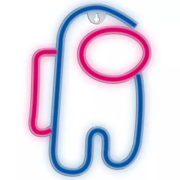Dekoratīvā neonstila LED gaisma MANTA SNL27BLT Style Neon Lights ASTRONAUT, pievienojama elektrotīklam galda/sienas LED akcentam