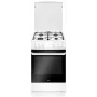 Brīvi stāvoša plīts Amica SHM51071W Electric Gas White 4 gāzes zonas 63L