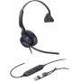Yealink UH46 Mono 1308242 austiņas – USB-C/USB-A – mono – trokšņu slāpēšana – 35 mm skaļrunis – platjoslas audio – 3 mikrofonu tehnoloģija – melns