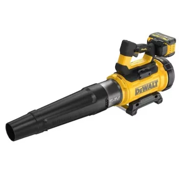 Rokas lapu pūtējs DeWalt DCMBL777X1-QW — bezsuku motors, 21,5 m³/min, 258 km/h, 9 Ah baterija, 3 ātruma iestatījumi, 3,2 kg