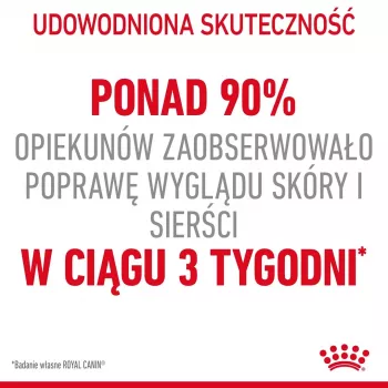 Sausā kaķu barība Royal Canin Hair & Skin Care 4 kg — pieaugušiem kaķiem, ar mājputnu gaļu, pilnvērtīga barība