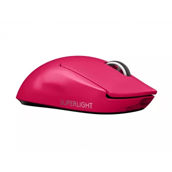 Logitech PRO X SUPERLIGHT bezvadu pele fuksīna pele (910-005957)