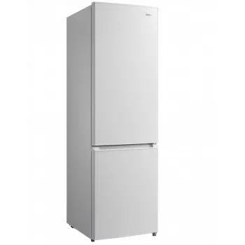 Brīvstāvošs kombinētais ledusskapis Midea MDRB380FGE01A, 270 L, No Frost, 180 cm, 41 dB, enerģijas klase E, balts