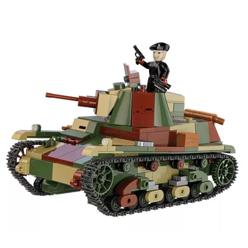 Cobi Building Blocks Light Tank 7TP modelis, 669 detaļas, COBI-2661