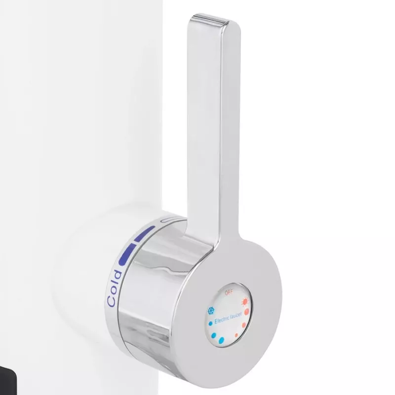 Caurplūdes ūdens sildītājs NOVEEN IWH460 4600W 220–240V, bez tvertnes, uzstādāms pie izmantošanas vietas, 2,5 l/min, IPX4, LED displejs