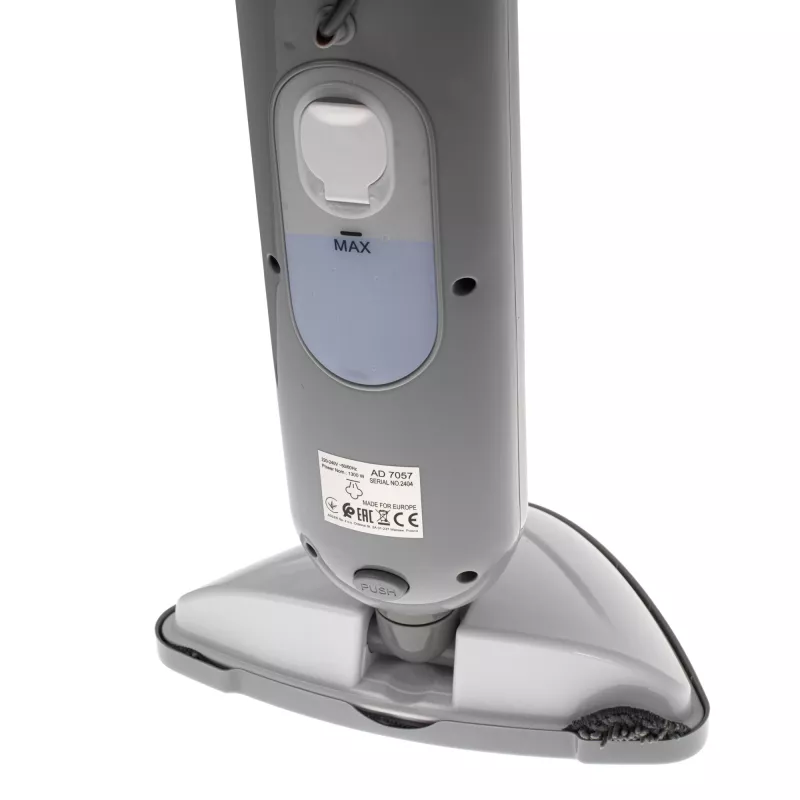 Tvaika mopējs Adler AD 7057 1300W 0.38L Balts/Pelēks