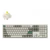 Mehāniskā tastatūra Keychron Q6M-P4 — pilnizmēra 100%, vadu un bezvadu (USB, RF, Bluetooth 5.1), RGB fona apgaismojums, balta, USB-C