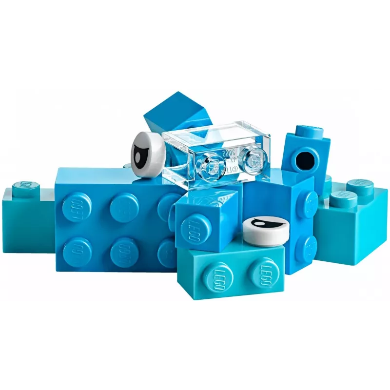 LEGO 10713 Classic Creative Suitcase rotaļlietu glabāšanas kaste ar jautrām krāsainām būvēšanas klucīšiem, dāvana 4+ gadus veciem bērniem, zēniem un meitenēm