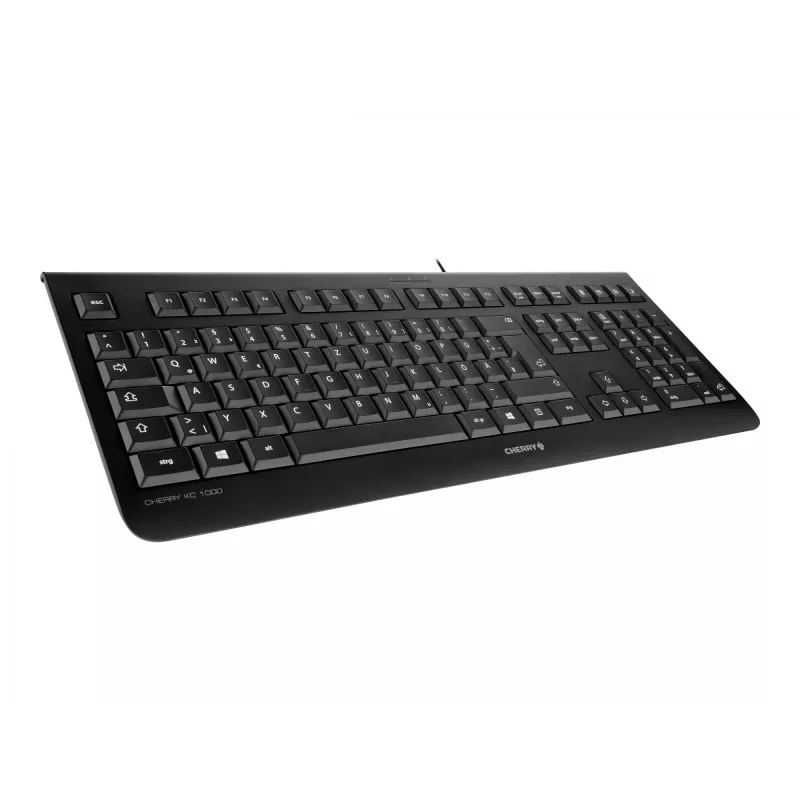Cherry KC 1000 - tastatūra - ziemeļvalstu - melna
