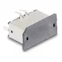DeLOCK 67193 vadu savienotājs USB Type-E Melns Sudraba Sieviešu