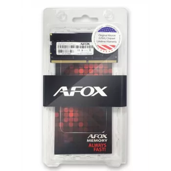 Klēpjdatora SODIMM DDR4 8GB 2400MHz AFOX AFSD48EK1P 260-pin SO‑DIMM 1.2V
