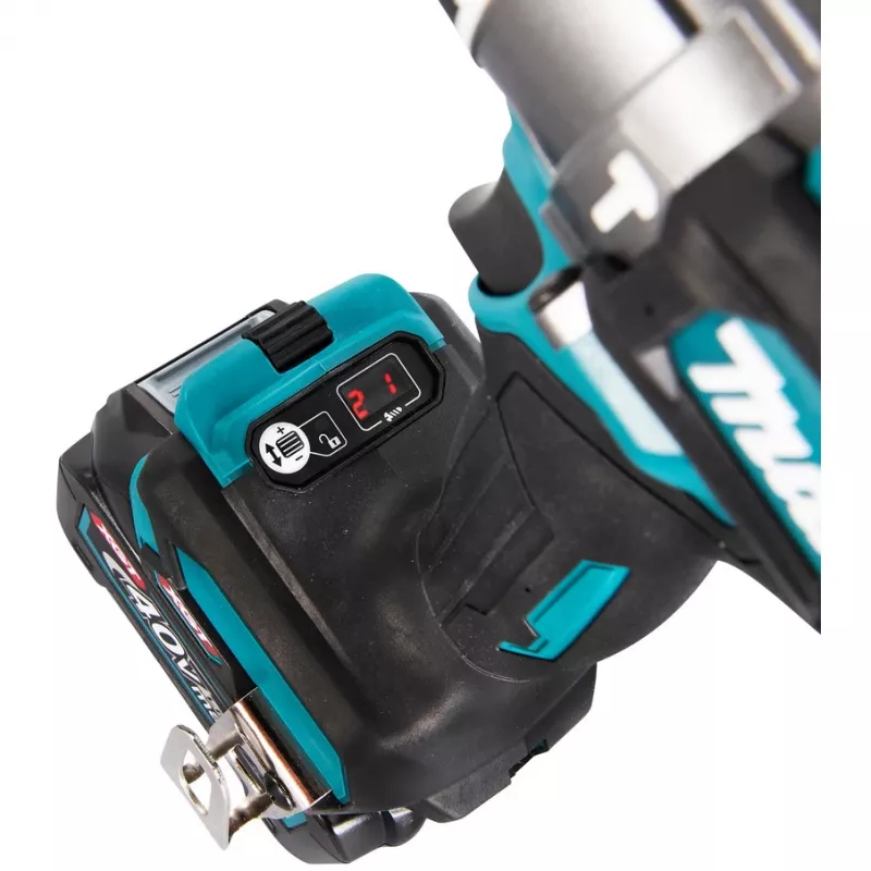 Makita HP001GD201 - Rotācijas āmurs/urbis - Bezvada - 2 ātrumi - Atslēgas patrona 13 mm - 140 N·m - 2 baterijas, lādētājs iekļauti - 40 V (HP001GD201)