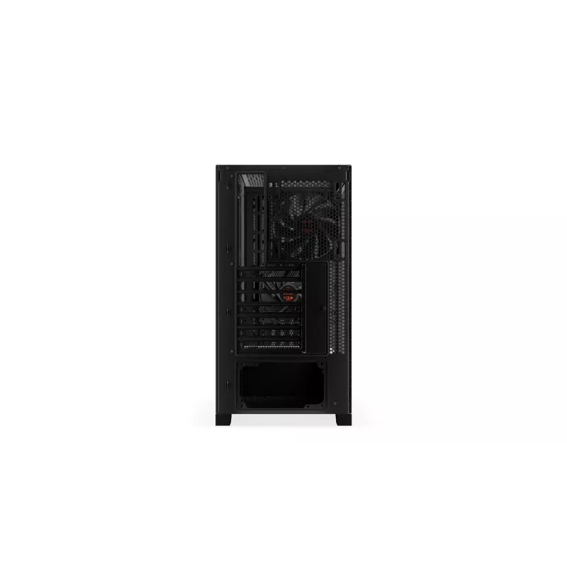 Datora korpuss KRUX Palum KRXD008 ATX melns — 2x3,5 collu nodalījumi, 2x2,5 collu nodalījumi, 2x120 mm ventilatori, GPU līdz 39,5 cm