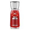 Smeg 50's Style kafijas dzirnaviņas CGF11RDEU sarkanā krāsā