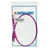 Intellinet tīkls komutācijas kabelis, Cat6, 0.5m, Red, Copper, S/FTP, LSOH / LSZH, PVC, RJ45, Gold Plated Contacts, Snagless, Booted, Lifetime Warranty