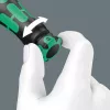 Griezes momenta piederumi Wera Click-Torque X 7 ar melni zaļu rokturi, kvadrātveida piedziņas ieliktnis 14x18 mm