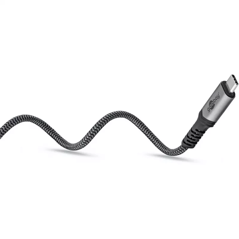 Goobay 74210 USB kabelis melns