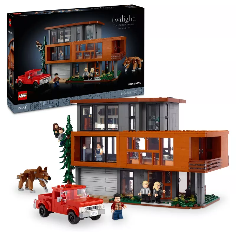 LEGO Cullen māja 21354 Ideas modelis — 1000+ detaļu modulārs būvkomplekts