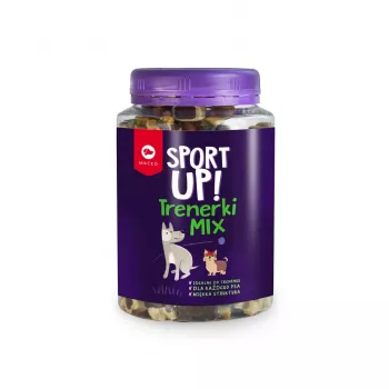 Suņu kārumi MACED Sport Up! Mix 300 g — treniņu cepumi ar jauktām garšām, zivju garša, 300 g
