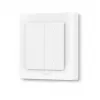 AQARA Light Switch H2 EU (4 pogas, 2 kanāli) (WS-K08D) - Zigbee un Thread sienas slēdzis ar 2 relejiem