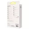 Baseus Crystal Shine kabelis USB uz Lightning, 2,4A, 2m (melns)