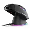 Skiller SGM50W melna optiskā RGB spēļu pele