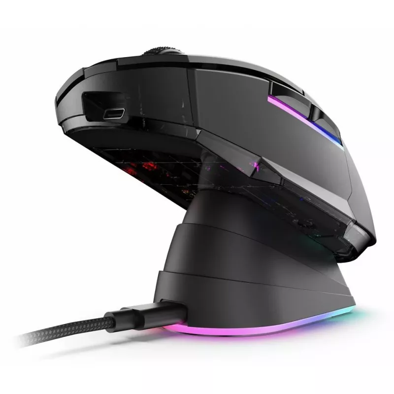 Skiller SGM50W melna optiskā RGB spēļu pele