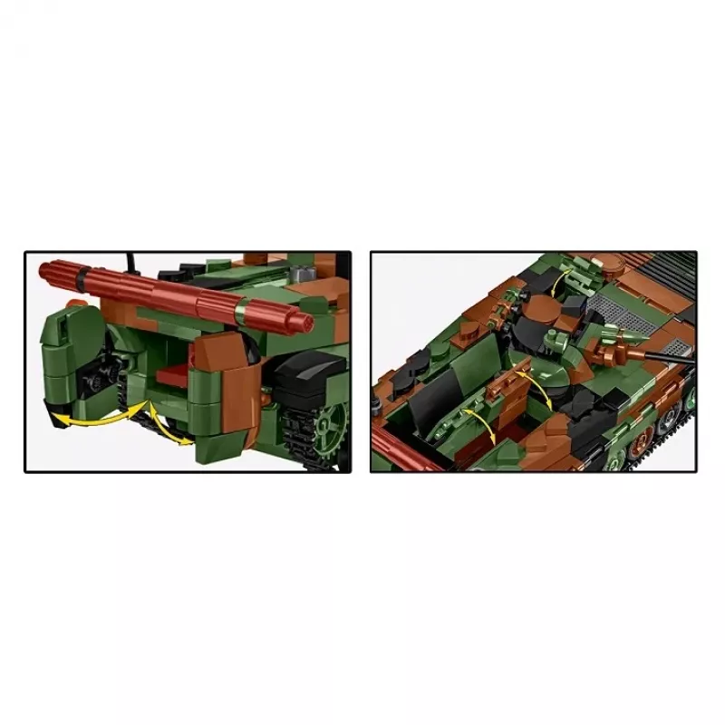 Bloku komplekts Cobi Armed Forces BWP-1 2630 — Polijas/Ukrainas amfībijas kājnieku kaujas mašīnas modelis