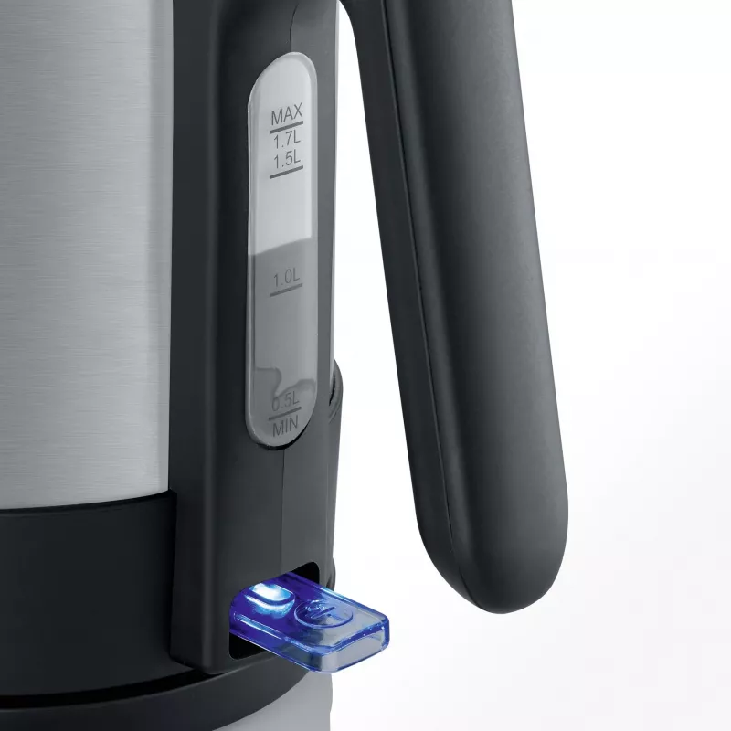 Severin WK 3409 Elektriskā tējkanna 1,7 L Melna - Nerūsējošais tērauds 2200 W (WK 3409)