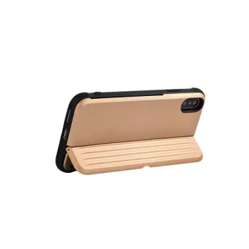 Aizsargājošs tālruņa maciņš Devia H-Card Series iPhone XS Max 6.5, zelta