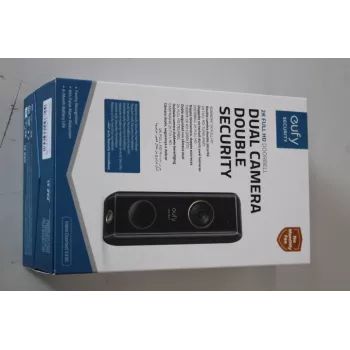 Video durvju zvans Eufy Doorbell 2 Pro — modelis T8213G11SO, melns, atjaunots (noskrāpēta augšdaļa)