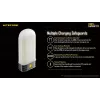 Ar baterijām darbināma nometnes laterna Nitecore LR60 280 lm USB C