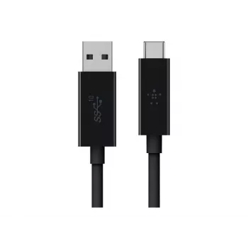 USB kabelis Belkin USB-A - USB-C 0.9m F2CU029BT1M-BLK