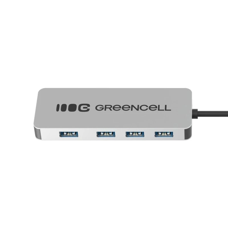 USB centrmezgls zaļa Cell HUB-GC-A4A — 4 portu USB-A 3.0 centrmezgls