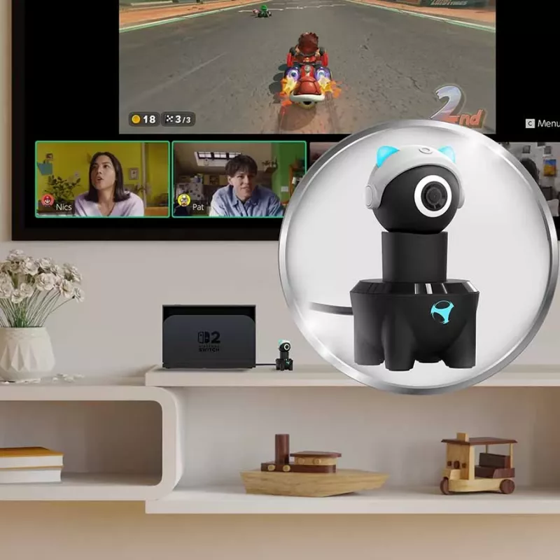 Subsonic Playcam 1080 2in1 HD Mini kamera Nintendo Switch 2 gaiši zilā krāsā