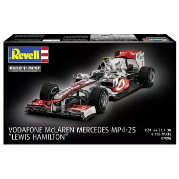 REVELL plastmasas modelis McLaren Mercedes MP4-25 Lewis Hamilton — 1:24 mēroga komplekts