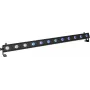 LED stienis EUROLITE 51930388 RGB+WW 12x4W — skatuves gaismeklis ar RGB un silta baltā (WW) LED, 12×4W