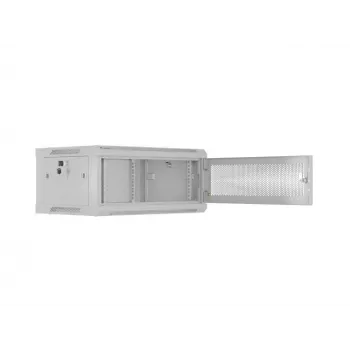 Rack cabinet LANBERG WF01-6404-23S 19 inch 4U gray with perforated doors