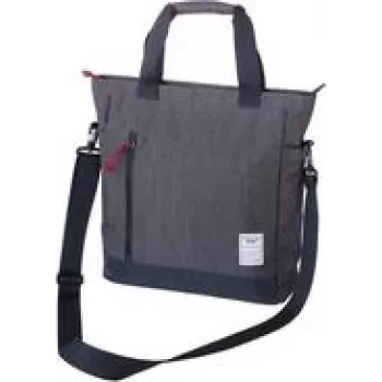 Rokas soma/plecu soma TROIKA BBG52/GY, poliesters, pelēka, 12 L, 400×100×350 mm, rāvējslēdzēja aizdare, unisex