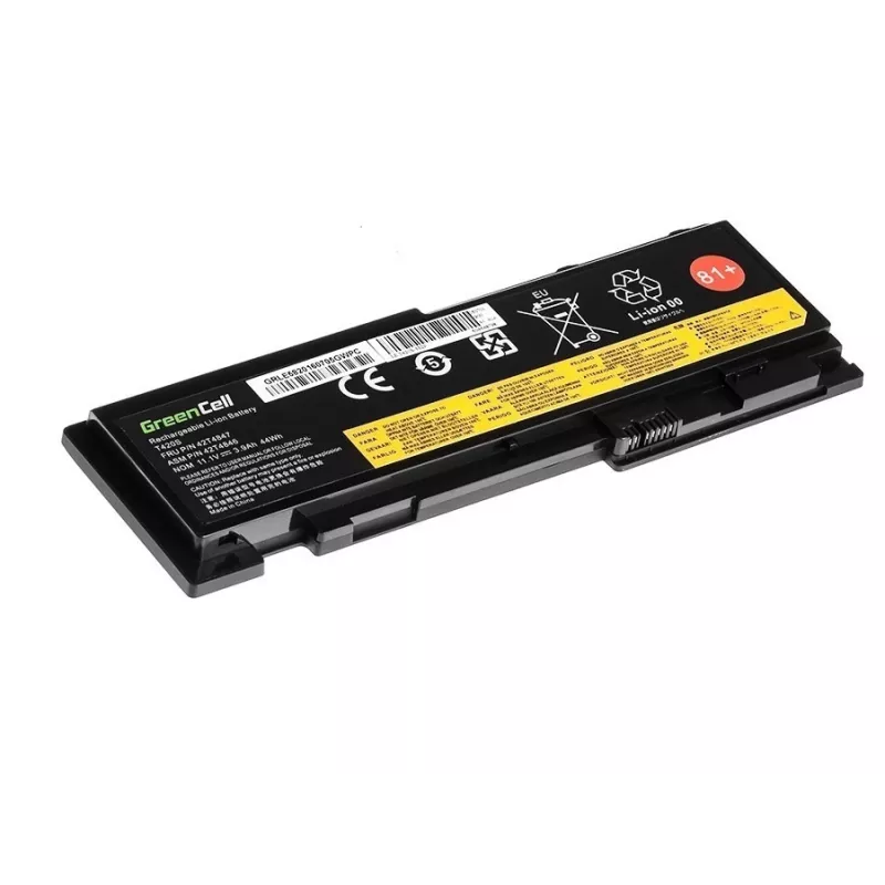 Baterija Green Cell LE78 Lenovo ThinkPad T420s T420si T430s, LiPo 3600 mAh, melna